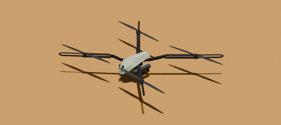 Render of the GloBee Drone.